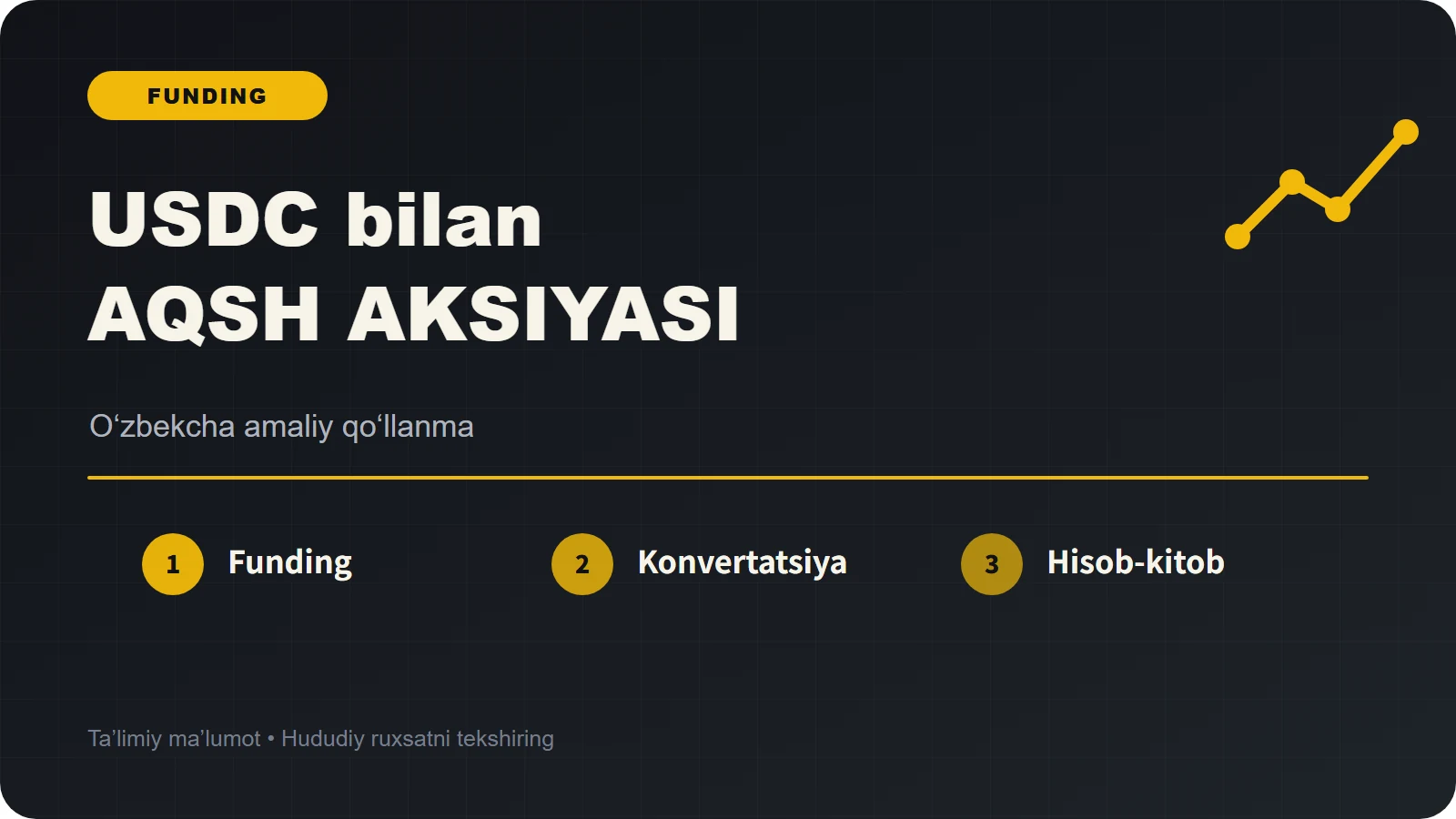 Binance Stocks’da USDC bilan AQSH aksiyasini qanday sotib olish mumkin?